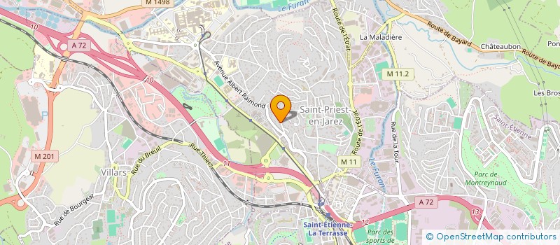 localisation de l'entreprise SC SOGENEUF  SAINT-PRIEST-EN-JAREZ