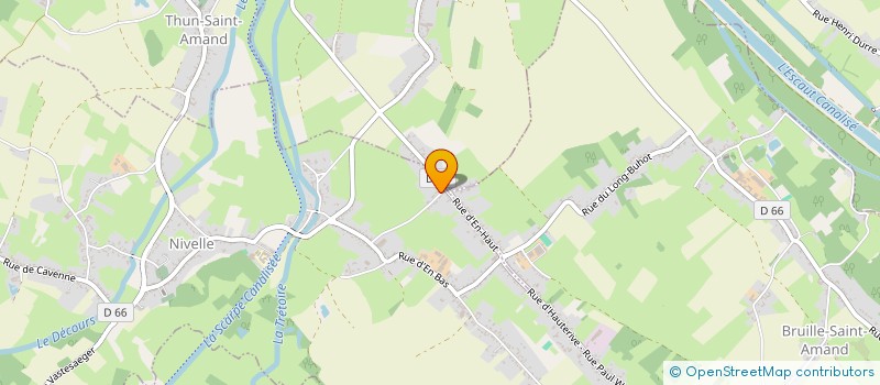 localisation de l'entreprise SC SOJAVI  NIVELLE