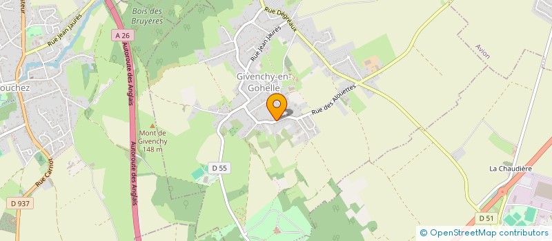 localisation de l'entreprise SC SOLFI  GIVENCHY-EN-GOHELLE