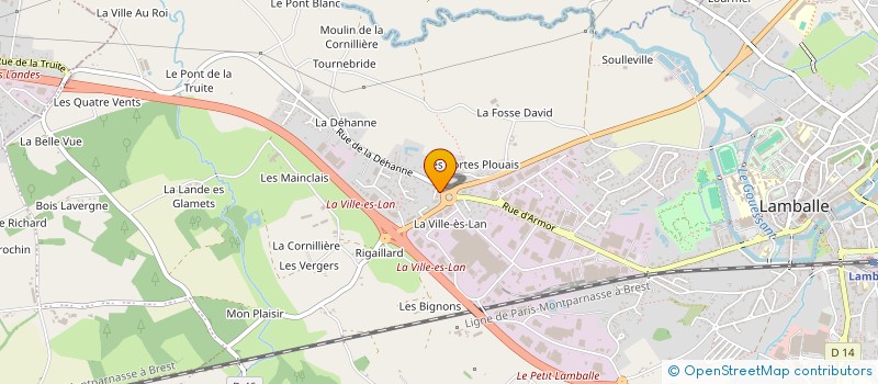 localisation de l'entreprise SC SORTAC CAPITAL à LAMBALLE-ARMOR