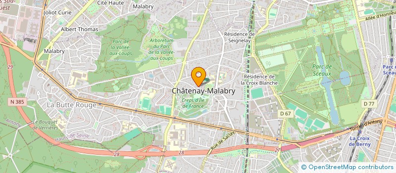 localisation de l'entreprise SC SOUFFLOT-BARRAL à CHATENAY-MALABRY
