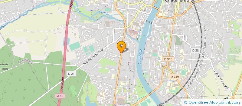 localisation de l'entreprise SC STEPHANE  CHATELLERAULT