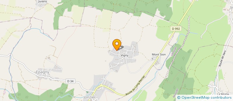 localisation de l'entreprise SC SVML  JONZIER-EPAGNY