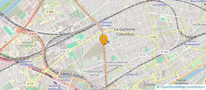 localisation de l'entreprise SC SYLV2 à LA GARENNE-COLOMBES