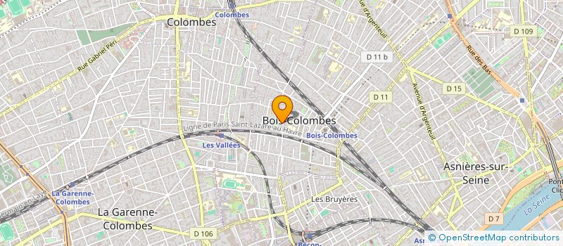 localisation de l'entreprise SC TAL HENT INVEST à BOIS COLOMBES