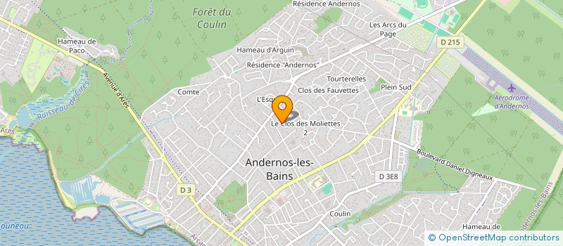 localisation de l'entreprise SC TALUQUE  ANDERNOS-LES-BAINS