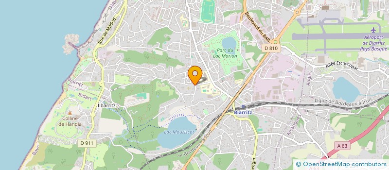 localisation de l'entreprise SC TAMARIOU à BIARRITZ