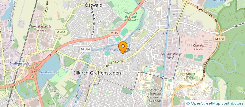 localisation de l'entreprise SC TANETY  ILLKIRCH-GRAFFENSTADEN