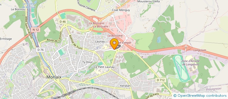 localisation de l'entreprise SC TAXI à MORLAIX