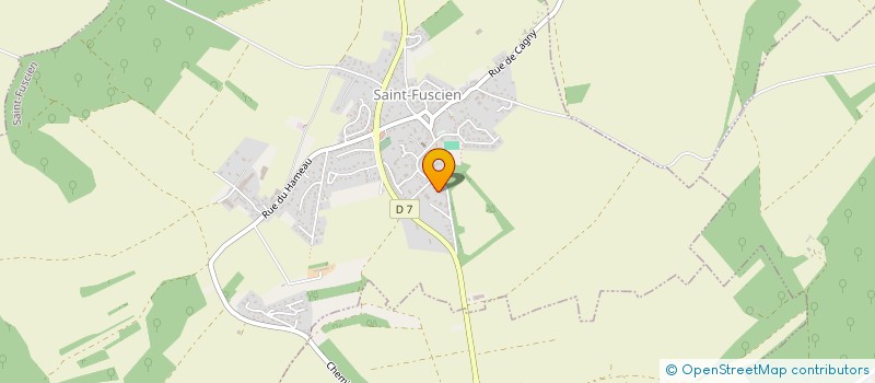 localisation de l'entreprise SC. TEP.  SAINT-FUSCIEN