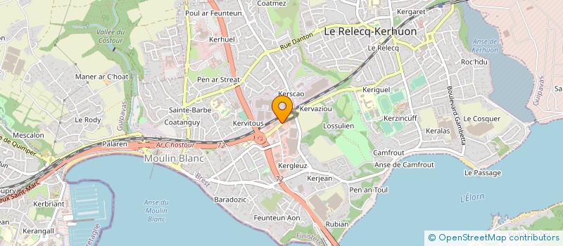 localisation de l'entreprise SC TERRA à BREST