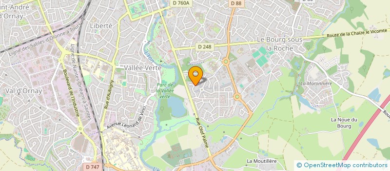 localisation de l'entreprise SC TGBG  LA ROCHE-SUR-YON
