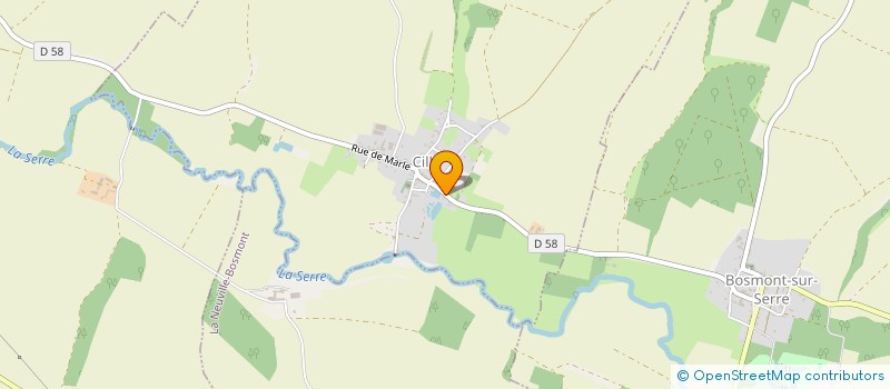 localisation de l'entreprise SC THAIS DE LA TOUR DU PIN  BOSMONT-SUR-SERRE