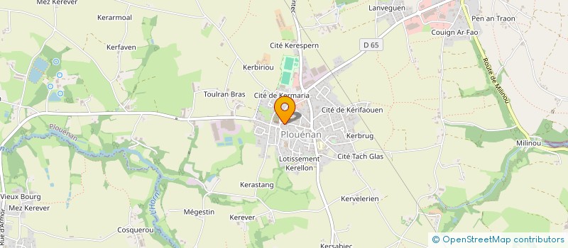 localisation de l'entreprise SC THEBAULT LPF  PLOUENAN