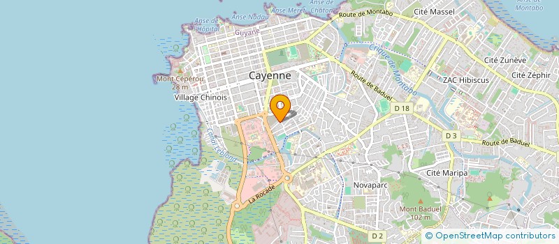 localisation de l'entreprise SC THEOLADE  CAYENNE