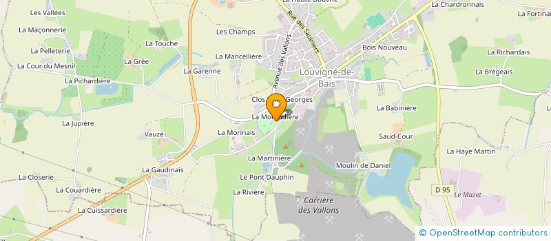 localisation de l'entreprise SC THIERRY PIGEON  LOUVIGNE-DE-BAIS