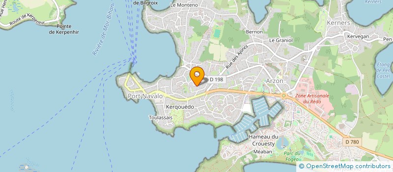 localisation de l'entreprise SC THIFLO  ARZON