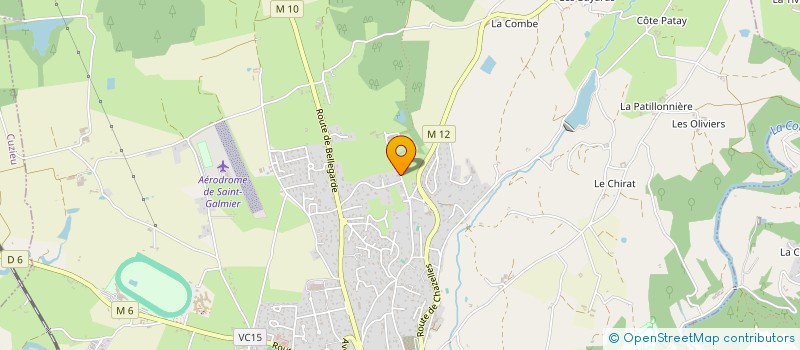 localisation de l'entreprise SC THOMAS  SAINT-GALMIER