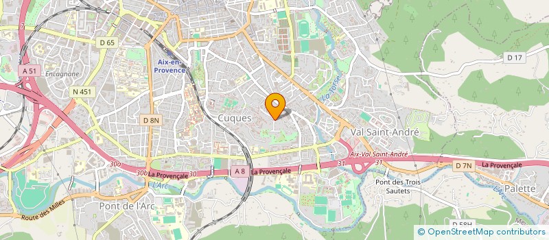 localisation de l'entreprise SC THOMAS BRAUN  AIX-EN-PROVENCE