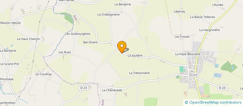 localisation de l'entreprise SC THOMAX  BILLE