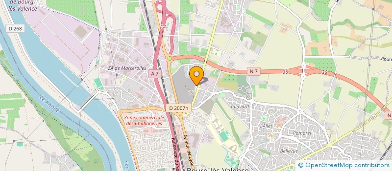 localisation de l'entreprise SC TIDI  BOURG-LES-VALENCE