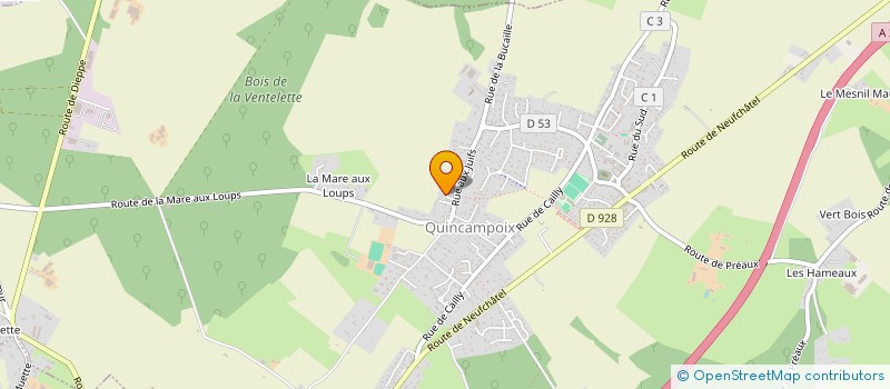 localisation de l'entreprise SC TIMALE  QUINCAMPOIX