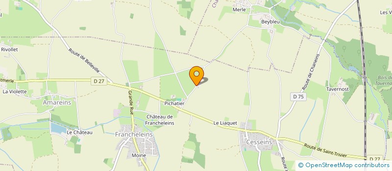 localisation de l'entreprise SC TINEMIE  FRANCHELEINS