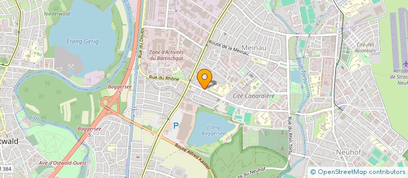 localisation de l'entreprise SC TONUSS à STRASBOURG