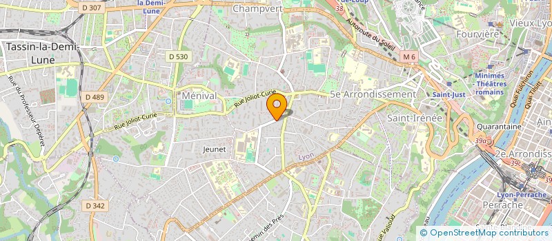 localisation de l'entreprise SC TOURVIELLE  LYON