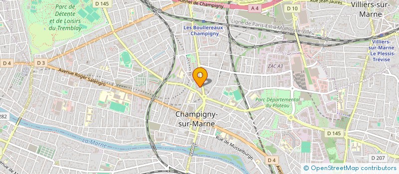 localisation de l'entreprise SC TRANSPORT à CHAMPIGNY-SUR-MARNE