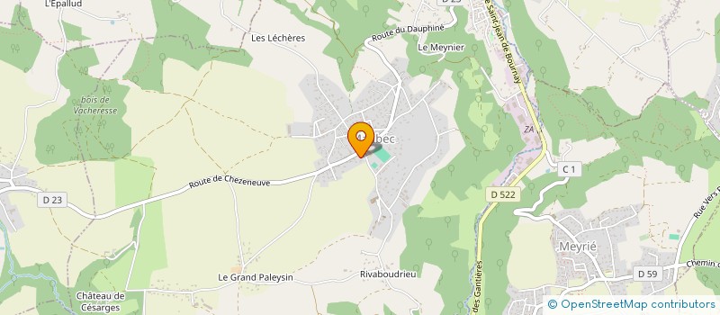 localisation de l'entreprise SC TRAVAUX à MAUBEC