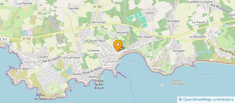 localisation de l'entreprise SC TRIVIERE à PLOEMEUR
