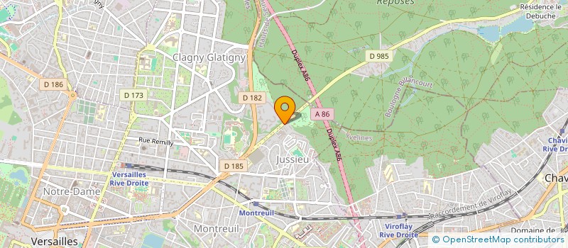 localisation de l'entreprise SC TROYON 2005 à VERSAILLES