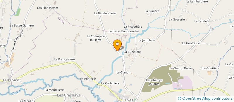 localisation de l'entreprise SC TURPIN  CUVES