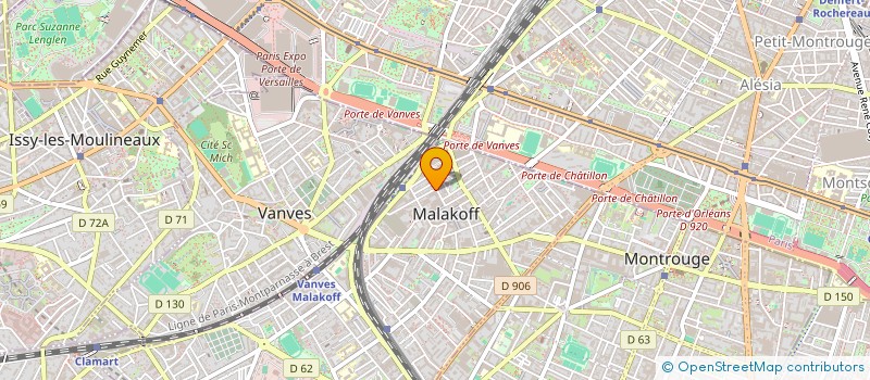 localisation de l'entreprise SC TWO  MALAKOFF