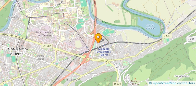 localisation de l'entreprise SC UNISSON  GIERES