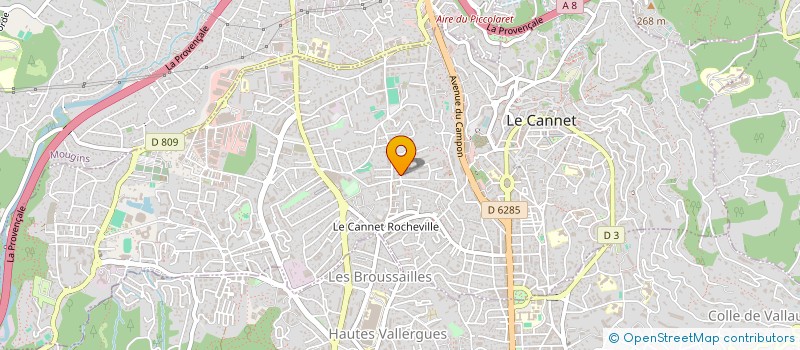 localisation de l'entreprise SC UNITED GLOBAL FINANCE à LE CANNET