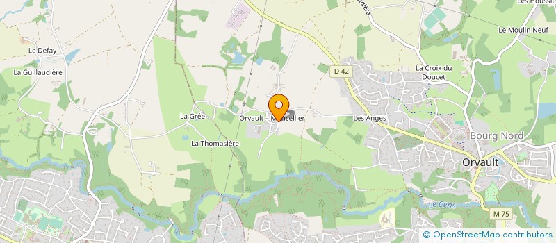 localisation de l'entreprise SC URUS à ORVAULT