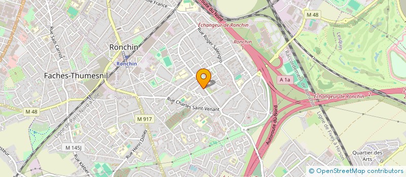 localisation de l'entreprise SC V.E.D  RONCHIN