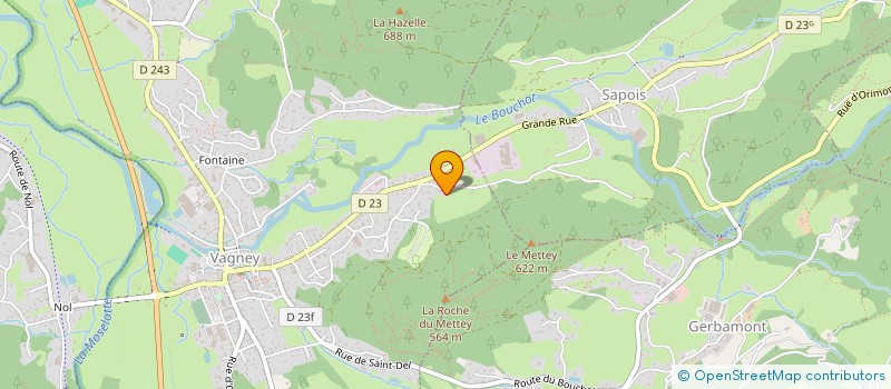 localisation de l'entreprise SC VAGNEY ROCHESSON  VAGNEY