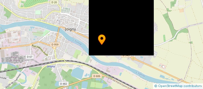 localisation de l'entreprise SC VALENTIN  JOIGNY