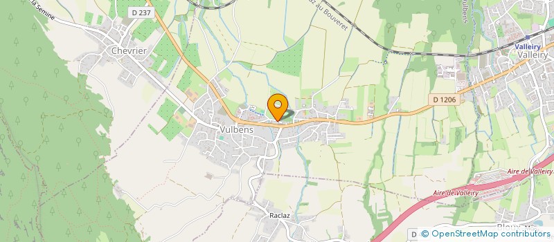 localisation de l'entreprise SC VALLEIRY  VULBENS