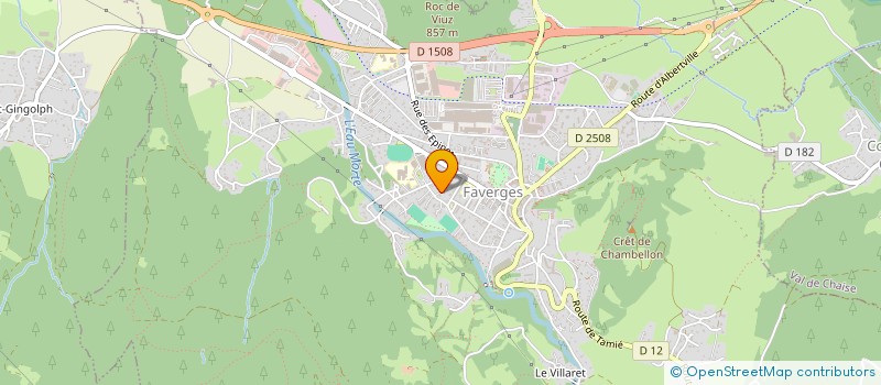 localisation de l'entreprise SC VALOPARM  FAVERGES-SEYTHENEX