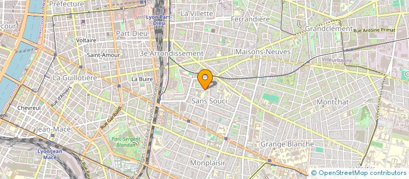 localisation de l'entreprise SC VANESSANDRY  LYON