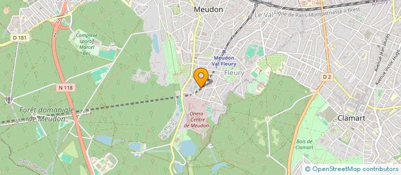 localisation de l'entreprise SC VAUDEVANT à MEUDON