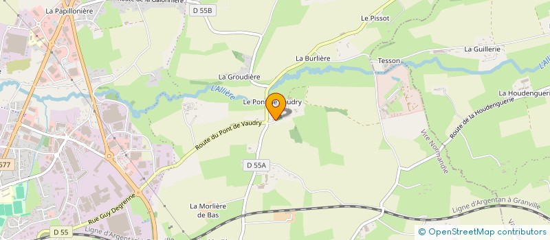 localisation de l'entreprise SC VAULTIER  VIRE NORMANDIE