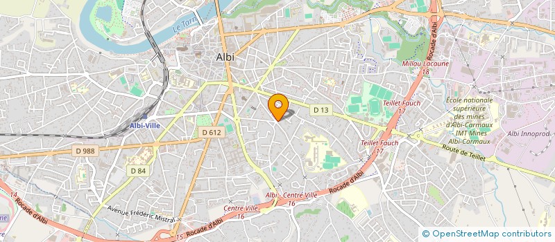 localisation de l'entreprise SC VEDEL ET CHAMAYOU à ALBI