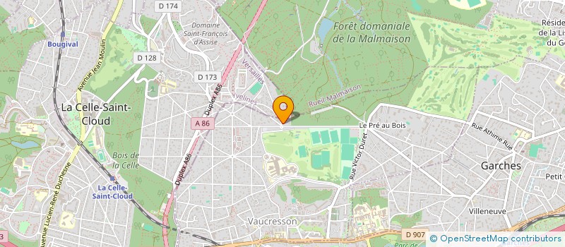 localisation de l'entreprise SC VEGAS  VAUCRESSON