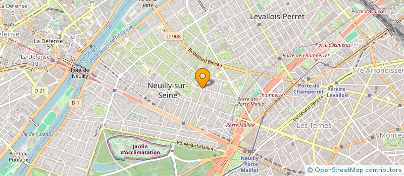 localisation de l'entreprise SC VENICE à NEUILLY-SUR-SEINE