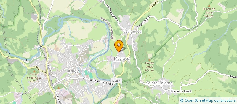 localisation de l'entreprise SC VENT GALERNE  SEVIGNACQ-MEYRACQ